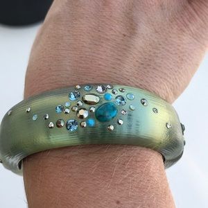 Alexis Bittar large lucite bracelet